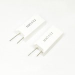 10Pcs SQM RX27 수직 시멘트 저항 저항기 10W 0.1/0.5/1/1.5/2/3.3/4.7/5.1/5.6/6.8/7.5/8.2R 10 20 30 50 100 옴 세라믹 : 분당플렉스39