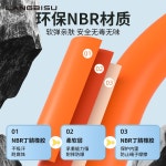 수영장 버클 대형 레스큐튜브 단일 1 바이탈 오렌지 고부력 구명 부력 스틱 : 여니연