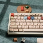 AI 일러스트레이터 키캡스 DYE-SUB 체리 프로파일 PBT 키캡 컬러풀 6164688487100104108 기계식 게이밍 키보드용 : 샤샤바니