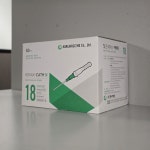 한국백신 KOVAX-CATH 정맥 카테타 I.V 혈관내튜브 18G 1 1/4 인치 50EA : 태양메디칼