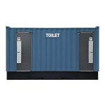 컨테이너 이동식 화장실 5m B형 초절수 수세식 현장 콘테이너 : 주식회사 케이원.