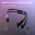 야외 조명 2, 데크, 도트 조명용 Y-스플리터 연장 케이블, Y자형 케이블 (암 1개에서 수 2개) H705D H705E H705F, H7067 H7068 H70 : 지원픽