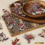 호환 56PCS 로즈 투명 PET 스티커  아름다움과  로즈 DIY 노트북 고정 스티커 : 스너그에브리