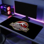 공룡 공원 J-쥬라기 마우스 패드 데스크 매트 대형 미끄럼 방지 키보드 인체공학적 사무용 고무 PC 홈 맞춤형 : 샤샤바니