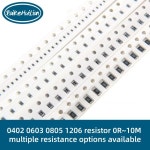 1000개/묶음 0402 0603 0805 1206 SMD 저항기 부품 1% 1K 10K 100K 2.2R 22 47R : 분당플렉스39