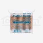 대한위재상사 솜면봉 나무 솜 6인치 1봉 100개 COTTONSWAB 항균 순면 의료용 : 의료창고
