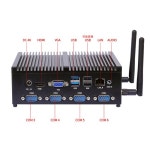 810세대 코어 i3i5i7 듀얼 네트워크 포트 산업용 컴퓨터 완전 밀폐형 팬리스 무소음 미니 PC : 픽플래닛샵