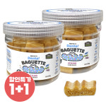 델리가든 강아지 치석제거 덴탈껌 구강관리 미니 덴탈 바게트 올인원 156g, 2개 : 코코브라운 펫스토어