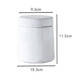 리키조 R-950005 사이즈 캐니스터, 19.3 fl 온스(540ml), 하단 폭 4.1 x 높이 4.5 인치(10.3 9.3 11.5 cm), 흰색, 일본산 White : 스토리4... 