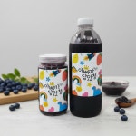 아빠가담았청 저당 블루베리 수제 과일청 550g : 아빠가담았청