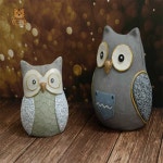 벌타 부엉이 장식 2P 선반위장식품 아기부엉이인형 빈티지인테리어소품 : 벌크타이거