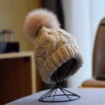 단디 겨울 방울 비니 모자비니 여자골프모자 : 단디프렌즈