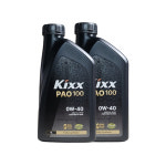 GS칼텍스 킥스 PAO-1 0W40 1L, 2개 : 그누네오일