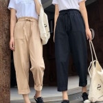 MN 여성 밴딩 캐주얼 바지 URK-147 여성팬츠 : 현스토어77