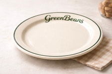 그린빈즈 레터링 플레이트 : greenbeanshome