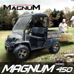 매그넘450 2인승 MAGNUM 제설오토바이 사륜바이크 운반차 농업용 : 성훈모터스