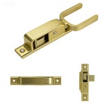 편리한 즉시 잠금 도어 래치, 고강도  도금 강철 도어스톱, 야외 농장, 목장, 창고, 펜스 볼트 : 일등배송