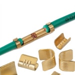 AC88-1200 Pcs U 모양 구리 링 터미널 비절연 케이블 와이어 스페이드 버트 커넥터 키트 454A/454B/454C/459/453/452 : 24시커넥션0516