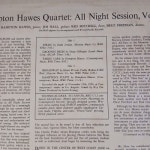 [수입 중고 LP] J3802 햄프턴 호스 쿼텟 (Hampton Hawes Quartet) – All Night Session  Vol. 1 : 예음레코드