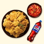 [선물하기] 자담치킨 순살치킨+조아떡볶이+콜라1.25L : BCON