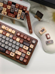 G1783 키캡 커피 머스크 선물 집 꾸미기 귀여운 인테리어 컴퓨터 키보드 mao : 쿠마네상점