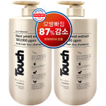 터치 비어 이스트 맥주효모 탈모완화 샴푸 1000ml, 2개 : 터치 세탁세제