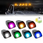PC 2LED  광 발전 택시 조명 드릴 없음 블랙  라이트 무선 진동 센서 트럭 지붕 자동차 SUV : 비즈니스샵1004