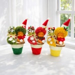 스칸디아모스화분 못난이인형 크리스마스 공기정화식물 승진 개업 집들이선물 식물 134 : 숲속나무향기