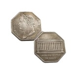 프랑스 팔각형 실버 주화 기념 수집품 크리스마스 선물 H4697 : 범이소테크