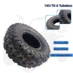 카트 타이어145/70-6 진공 타이어 액세서리 범용 개조 쿼드 카트 ATV 인플레이터블 오프로드 : 모두올바이