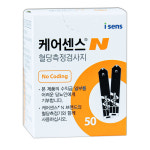 (2028년 04월) 아이센스 케어센스N 노코딩 혈당측정검사지 100매(당뇨소모성재료지원) : MS메디칼