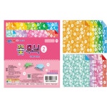 플라워패턴 30장 유아미술재료 찢기놀이재료 종이나라색종이 : 생활모아잡화점