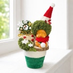 스칸디아모스화분 못난이인형 크리스마스 공기정화식물 승진 개업 집들이선물 식물 134 : 숲속나무향기