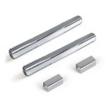 구형 도어 노브와 빈티지 모티즈 락을 위한 새로운 장소 2팩 정사각형 드라이브 스핀들 DS 2R 2 218/25 In. (69mm) : Westonix