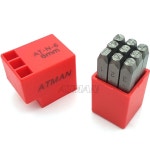 아트만 6mm 숫자펀치 가이드타입 스탬프 AT-N-6 : 에스지로드23