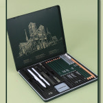 10121927pcs 스케치 연필 세트 코어를 깨는 것이 쉽지 않음 미술 그림 스케치 그림자 초급 아티스트를 저장하기 쉽습니다. : 가이무역