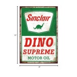 틴, 8x12인치 맨 케이브 바 차고 월 주유소를 위한 빈티지 재현, 싱클레어 모터 오일, 레트로 데코 사인 Castrol Gtx : 사계절도상회