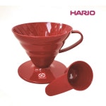 하리오 V60  플라스틱 드리퍼 레드 02/ 1-4인용 / VD-INT-02R : 대흥코리아 수입주방