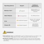 AX201NGW WiFi 6 카드, M.2 노트북 2.4Gbps 802.11ax. Windows 10/11 64비트, Google Chrome OS, Linux(64비트)용 Blu : 코드젠시스