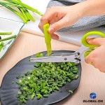 다기능 스테인리스 스틸 주방 가위 5 층 후추 파쇄 다진 커터 레이버 컷 도구 : 가을소소온