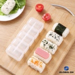 쌀볼 금형 스시 일본 니기리 붙지 않는 압력 보관함 도시락 도구 DIY 주방 : 오대소소온