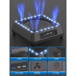 쿨링팬 열해소 엑스박스 시리즈 UFO 컨트롤러용 게임 패드 무선 스테이션 MEN 충전식 블랙 : 이지바이랩