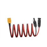 B86B-태양광 패널 커넥터 10AWG 2M-XT90 암 어댑터 휴대용 발전소 배터리 드론용 충전 케이블 As Shown : 패러데이2