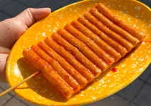 [식조은] 떡꼬치 추억 학교앞 분식 바삭 매콤 : 홍미닭발본점