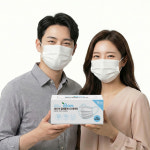 덴탈마스크 일회용 마스크 50매 비말 여름용 귀편한 화이트 대형 : LANDA