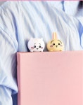 G1788 먼작귀 핸드폰 히퍼 랜덤박스 소품 자동차 데스트탑 붙히는 귀여운 피규어 : 쿠마네상점