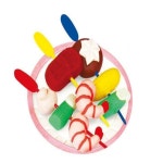 점토 미니어처만들기 5색 키트 선물 diy미니어처 문구 미술 만들기세트 공작 소품 : 제이엠라이크