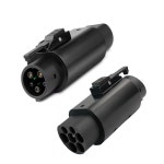 32A 7KW IEC 62196 타입 2에서 타입 1로 EV 충전 어댑터 SAE J1772 고속 EV 자동차 충전 어댑터 도난 방지 잠금장치 포함 : 도이치유럽9