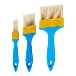 3PCS 페인트 오일 브러시 나일론 헤어 브러쉬 다용도 : 케이상사스토어