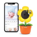 VTECH RM9751 옐로 데이지 모드 양방향 지원 조명 베이비 시야 수딩 와이파이 : 트렌딕스튜디오